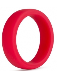 Красное эрекционное кольцо Silicone Go Pro Cock Ring - Blush Novelties - в Новомосковске купить с доставкой