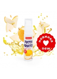 Гель-смазка Tutti-frutti со вкусом сочной дыни - 30 гр. - Биоритм - купить с доставкой в Новомосковске