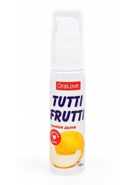 Гель-смазка Tutti-frutti со вкусом сочной дыни - 30 гр. - Биоритм - купить с доставкой в Новомосковске
