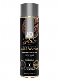 Лубрикант с ароматом шоколада JO GELATO DECADENT DOUBLE CHOCOLATE - 120 мл. - System JO - купить с доставкой в Новомосковске