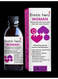 Женский биогенный концентрат для повышения либидо Erotic hard Woman - 250 мл. - Erotic Hard - купить с доставкой в Новомосковске