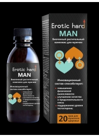 Мужской биогенный концентрат для усиления эрекции Erotic hard Man - 250 мл. - Erotic Hard - купить с доставкой в Новомосковске