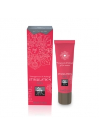 Возбуждающий интимный гель для двоих STIMULATION GEL Pomegranate   Nutmeg - 30 мл. - Shiatsu - купить с доставкой в Новомосковске
