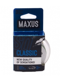 Классические презервативы в пластиковом кейсе MAXUS Classic - 3 шт. - Maxus - купить с доставкой в Новомосковске