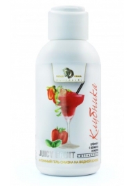 Интимный гель-смазка JUICY FRUIT с ароматом клубники - 100 мл. - БиоМед - купить с доставкой в Новомосковске