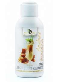Интимный гель-смазка JUICY FRUIT с ароматом солёной карамели - 100 мл. - БиоМед - купить с доставкой в Новомосковске