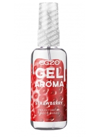 Интимный лубрикант EGZO AROMA с ароматом клубники - 50 мл. - EGZO - купить с доставкой в Новомосковске