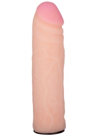 Пояс-трусики с насадкой Glamour Silver - 15,5 см. - LOVETOY (А-Полимер) - купить с доставкой в Новомосковске