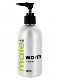 Лубрикант с согревающим эффектом MALE Cobeco Warm Lubricant - 250 мл. - Cobeco - купить с доставкой в Новомосковске