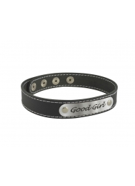 Чокер с белой строчкой Good Girl - Sitabella - купить с доставкой в Новомосковске