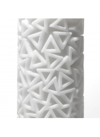 Белый 3D мастурбатор PILE - Tenga - в Новомосковске купить с доставкой