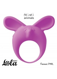 Фиолетовое эрекционное кольцо Fennec Phil - Lola Games - в Новомосковске купить с доставкой