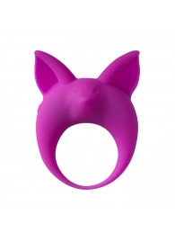 Фиолетовое эрекционное кольцо Kitten Kyle - Lola Games - в Новомосковске купить с доставкой