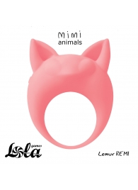Оранжевое эрекционное кольцо Lemur Remi - Lola Games - в Новомосковске купить с доставкой