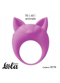 Фиолетовое эрекционное кольцо Lemur Remi - Lola Games - в Новомосковске купить с доставкой