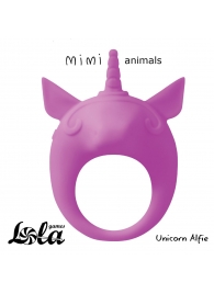 Фиолетовое эрекционное кольцо Unicorn Alfie - Lola Games - в Новомосковске купить с доставкой