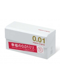 Супер тонкие презервативы Sagami Original 0.01 - 10 шт. - Sagami - купить с доставкой в Новомосковске