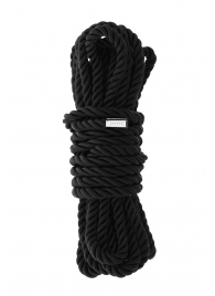 Черная веревка для шибари DELUXE BONDAGE ROPE - 5 м. - Dream Toys - купить с доставкой в Новомосковске