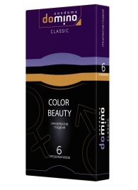 Разноцветные презервативы DOMINO Colour Beauty - 6 шт. - Domino - купить с доставкой в Новомосковске