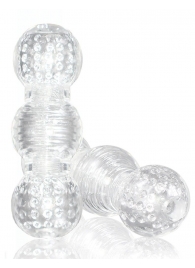 Прозрачный фигурный мастурбатор Master Stroker - Blush Novelties - в Новомосковске купить с доставкой