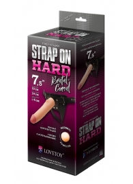Пояс-трусики с насадкой Hard brutal-consul - 19 см. - LOVETOY (А-Полимер) - купить с доставкой в Новомосковске