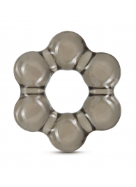 Дымчатое эрекционное кольцо Stay Hard Thick Bead Cock Ring - Blush Novelties - в Новомосковске купить с доставкой