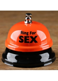 Настольный звонок RING FOR SEX - Сима-Ленд - купить с доставкой в Новомосковске