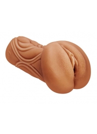 Кофейный мастурбатор-вагина Dumpling - Lola Games - в Новомосковске купить с доставкой