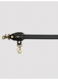 Черная распорка для ног Bound to You Faux Leather Spreader Bar - 50,8 см. - Fifty Shades of Grey - купить с доставкой в Новомосковске
