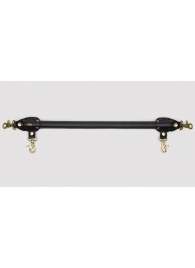 Черная распорка для ног Bound to You Faux Leather Spreader Bar - 50,8 см. - Fifty Shades of Grey - купить с доставкой в Новомосковске