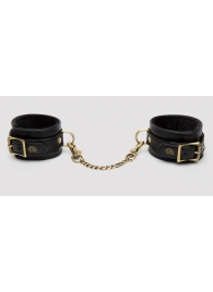 Черные оковы на ноги Bound to You Faux Leather Ankle Cuffs - Fifty Shades of Grey - купить с доставкой в Новомосковске