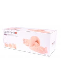 Мастурбатор-полуторс Valentina с двойным слоем материала - KOKOS - в Новомосковске купить с доставкой