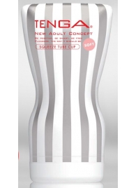 Мастурбатор TENGA Squeeze Tube Cup Soft - Tenga - в Новомосковске купить с доставкой
