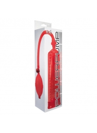 Красная вакуумная помпа Power Pump Red - Toy Joy - в Новомосковске купить с доставкой