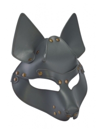 Серая маска Wolf с клепками - Sitabella - купить с доставкой в Новомосковске