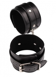 Черные оковы Classic Ankle Cuffs - Chisa - купить с доставкой в Новомосковске