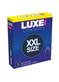 Презервативы увеличенного размера LUXE Royal XXL Size - 3 шт. - Luxe - купить с доставкой в Новомосковске
