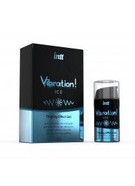 Жидкий интимный гель с эффектом вибрации Vibration! Ice - 15 мл. - INTT - купить с доставкой в Новомосковске