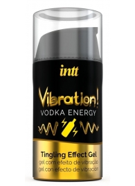Жидкий интимный гель с эффектом вибрации Vibration! Vodka Energy - 15 мл. - INTT - купить с доставкой в Новомосковске