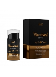 Жидкий интимный гель с эффектом вибрации Vibration! Coffee - 15 мл. - INTT - купить с доставкой в Новомосковске
