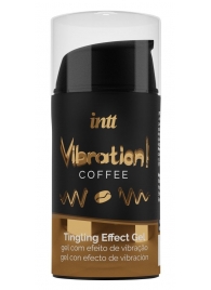 Жидкий интимный гель с эффектом вибрации Vibration! Coffee - 15 мл. - INTT - купить с доставкой в Новомосковске