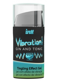 Жидкий интимный гель с эффектом вибрации Vibration! Gin   Tonic - 15 мл. - INTT - купить с доставкой в Новомосковске