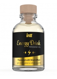 Массажный гель с согревающим эффектом Energy Drink - 30 мл. - INTT - купить с доставкой в Новомосковске