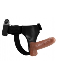 Страпон на трусиках с вибрацией Ultra Passionate Harness - 16 см. - Baile - купить с доставкой в Новомосковске