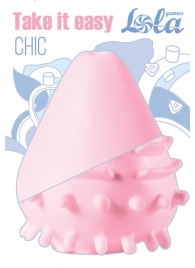 Нежно-розовый мастурбатор Chic - Lola Games - в Новомосковске купить с доставкой