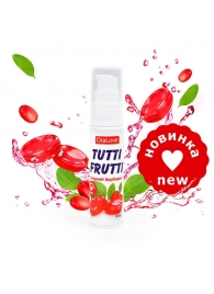 Гель-смазка Tutti-frutti со вкусом барбариса - 30 гр. - Биоритм - купить с доставкой в Новомосковске