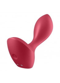 Красный вибромассажёр простаты Satisfyer Backdoor Lover - 14 см. - Satisfyer - в Новомосковске купить с доставкой