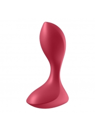 Красный вибромассажёр простаты Satisfyer Backdoor Lover - 14 см. - Satisfyer - в Новомосковске купить с доставкой