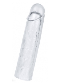 Прозрачная насадка-удлинитель Flawless Clear Penis Sleeve Add 1 - 15,5 см. - Lovetoy - в Новомосковске купить с доставкой