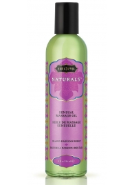 Массажное масло Naturals Island Passion Berry с ароматом тропических фруктов - 236 мл. - Kama Sutra - купить с доставкой в Новомосковске